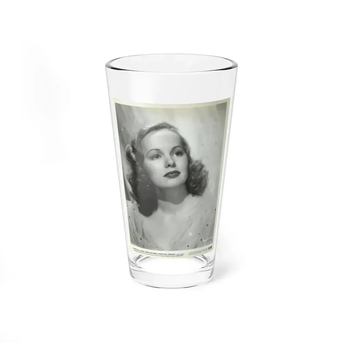 Peggy Cummins #30 (Vintage Female Icon) Pint Glass 16oz 16oz - Go Mug Yourself
