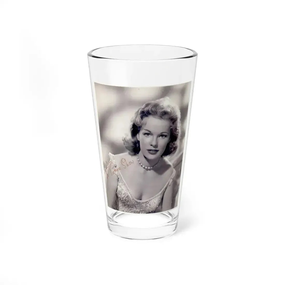 Peggy Cummins #31 (Vintage Female Icon) Pint Glass 16oz 16oz - Go Mug Yourself