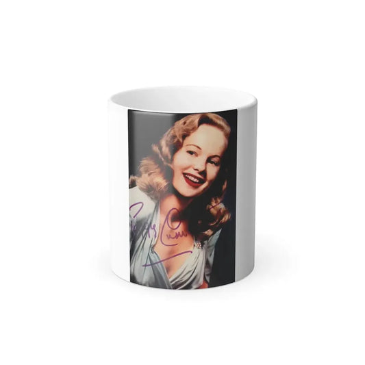 Peggy Cummins #32 (Vintage Female Icon) Color Changing Mug 11oz Default Title - Go Mug Yourself