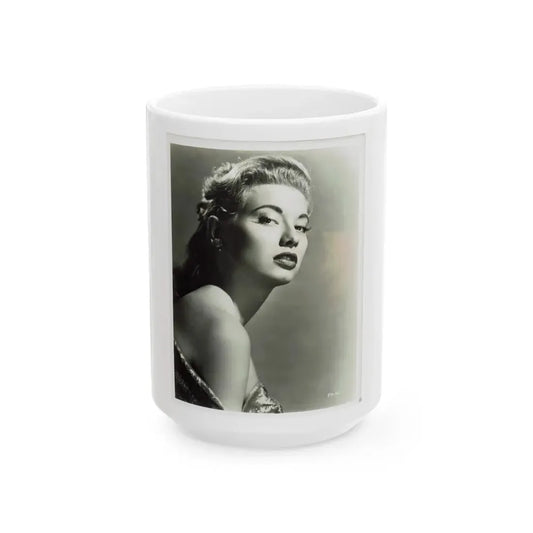 Peggy Dow #06 (Vintage Female Icon) White Coffee Mug 15oz - Go Mug Yourself