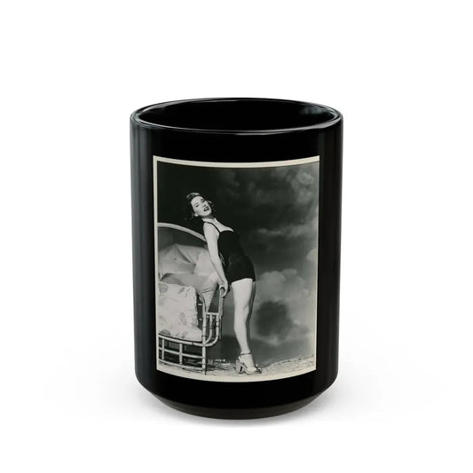 Peggy Dow #081 (Vintage Female Icon) Black Coffee Mug 15oz - Go Mug Yourself