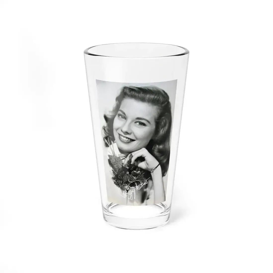 Peggy Dow #18 (Vintage Female Icon) Pint Glass 16oz 16oz - Go Mug Yourself