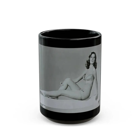 Peggy Dow #35 (Vintage Female Icon) Black Coffee Mug 15oz - Go Mug Yourself