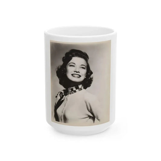 Peggy Dow #49 (Vintage Female Icon) White Coffee Mug 15oz - Go Mug Yourself