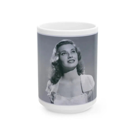 Peggy Dow #55 (Vintage Female Icon) White Coffee Mug 15oz - Go Mug Yourself