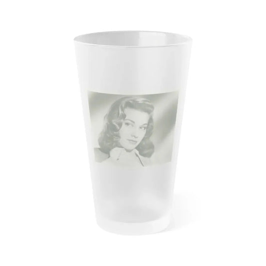 Peggy Dow #58 (Vintage Female Icon) Frosted Pint Glass 16oz 16oz Frosted - Go Mug Yourself
