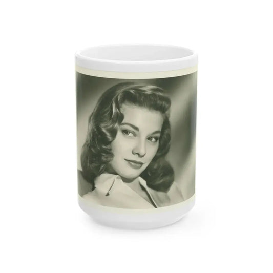 Peggy Dow #58 (Vintage Female Icon) White Coffee Mug 15oz - Go Mug Yourself