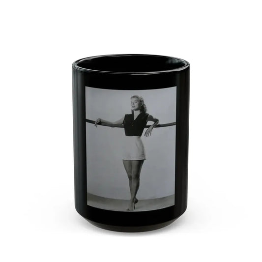 Peggy Dow #68 (Vintage Female Icon) Black Coffee Mug 15oz - Go Mug Yourself