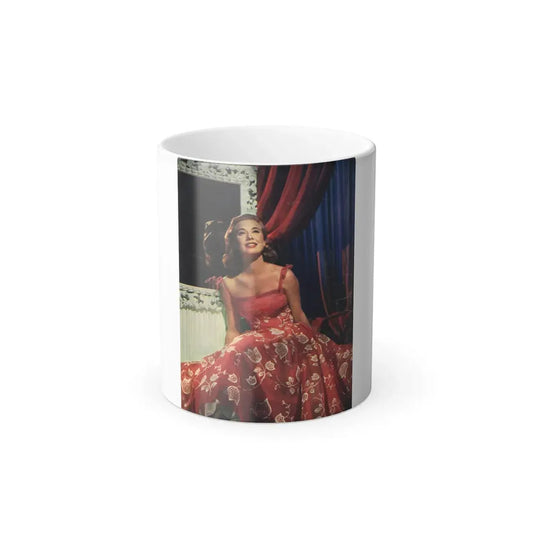 Peggy Dow #69 - 8x10 Color Early 50's Glamour Photo on Magazine Page (Vintage Female Icon) Color Changing Mug 11oz Default Title 11oz - Go Mug Yourself