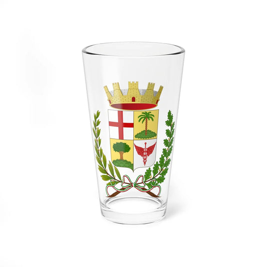 Pegli-Stemma (Italy) (Coat of Arms) Pint Glass 16oz 16oz - Go Mug Yourself
