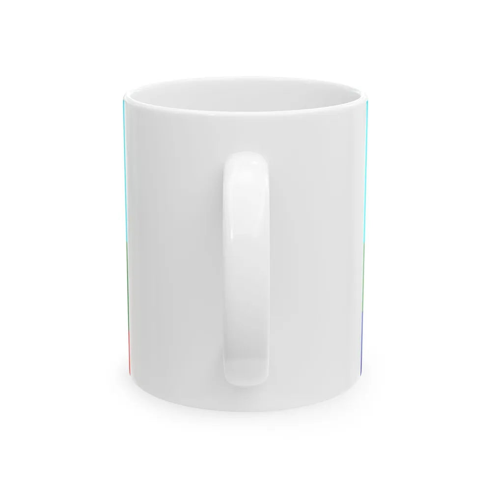 Pehuenche flag (Chile) White Coffee Mug - Go Mug Yourself