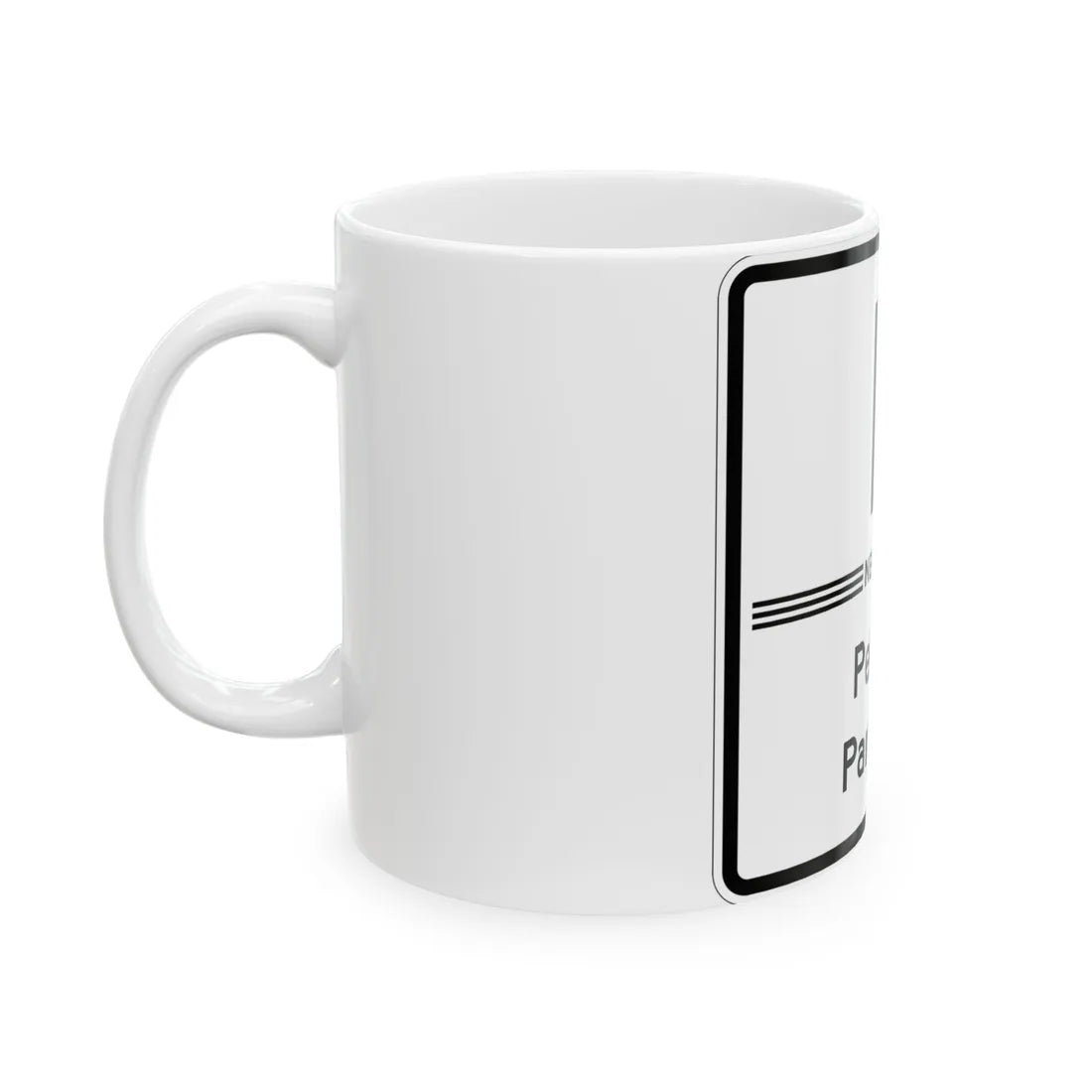 Pelham Pkwy Shield free (New York) (Road Sign) White Coffee Mug - Go Mug Yourself