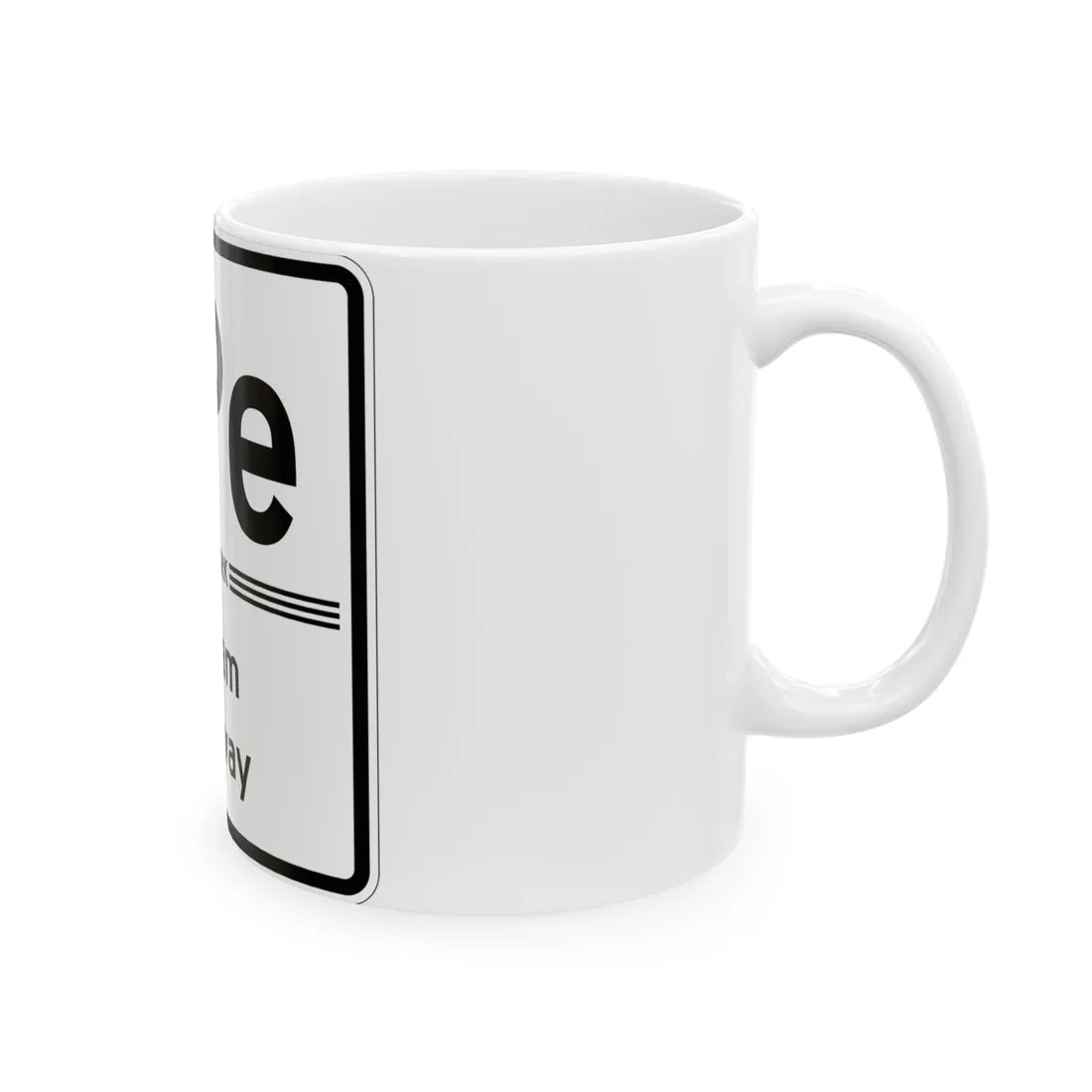 Pelham Pkwy Shield free (New York) (Road Sign) White Coffee Mug - Go Mug Yourself
