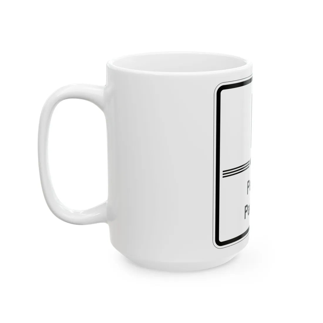 Pelham Pkwy Shield free (New York) (Road Sign) White Coffee Mug - Go Mug Yourself