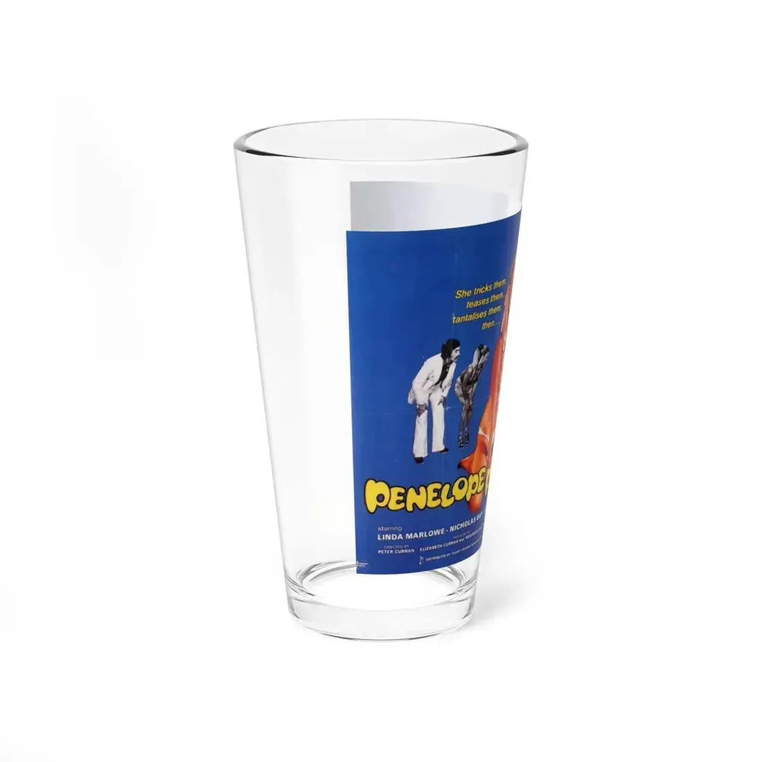 PENELOPE PULLS IT OFF 1975 Movie Poster - Pint Glass 16oz - Go Mug Yourself