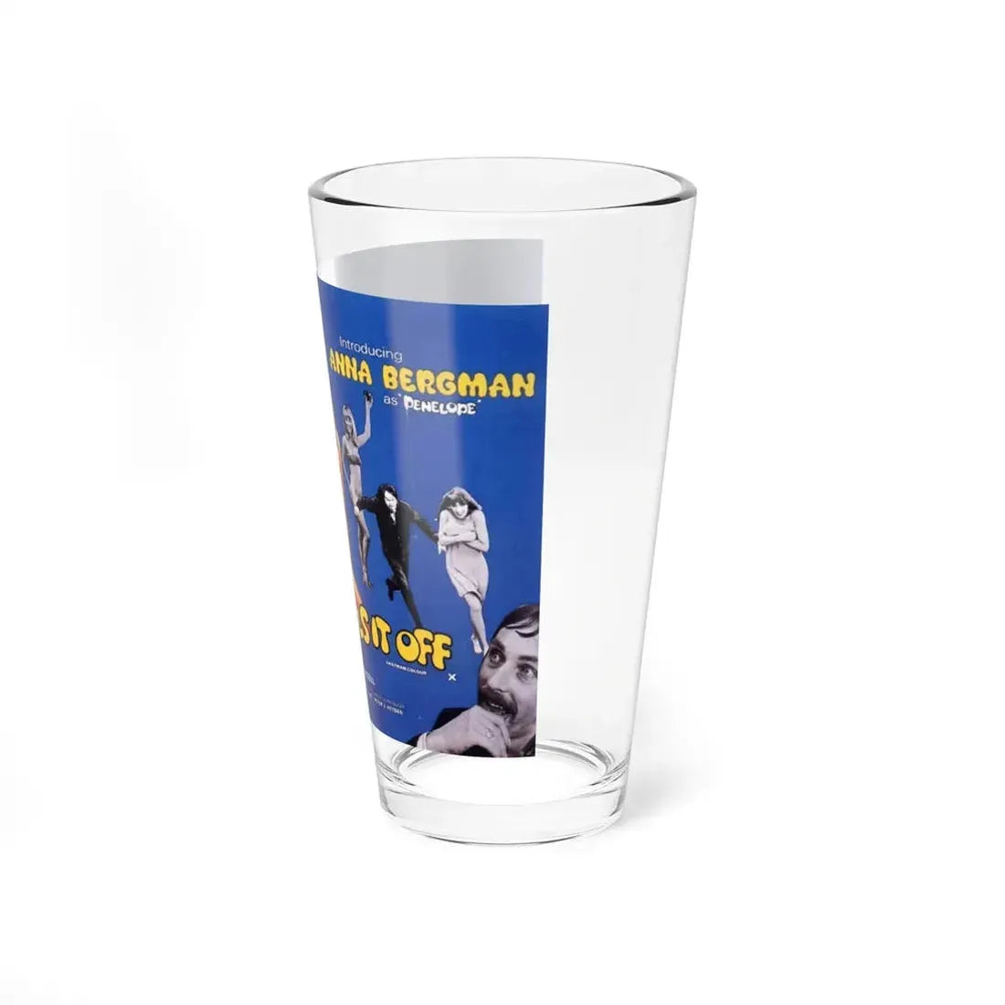 PENELOPE PULLS IT OFF 1975 Movie Poster - Pint Glass 16oz - Go Mug Yourself