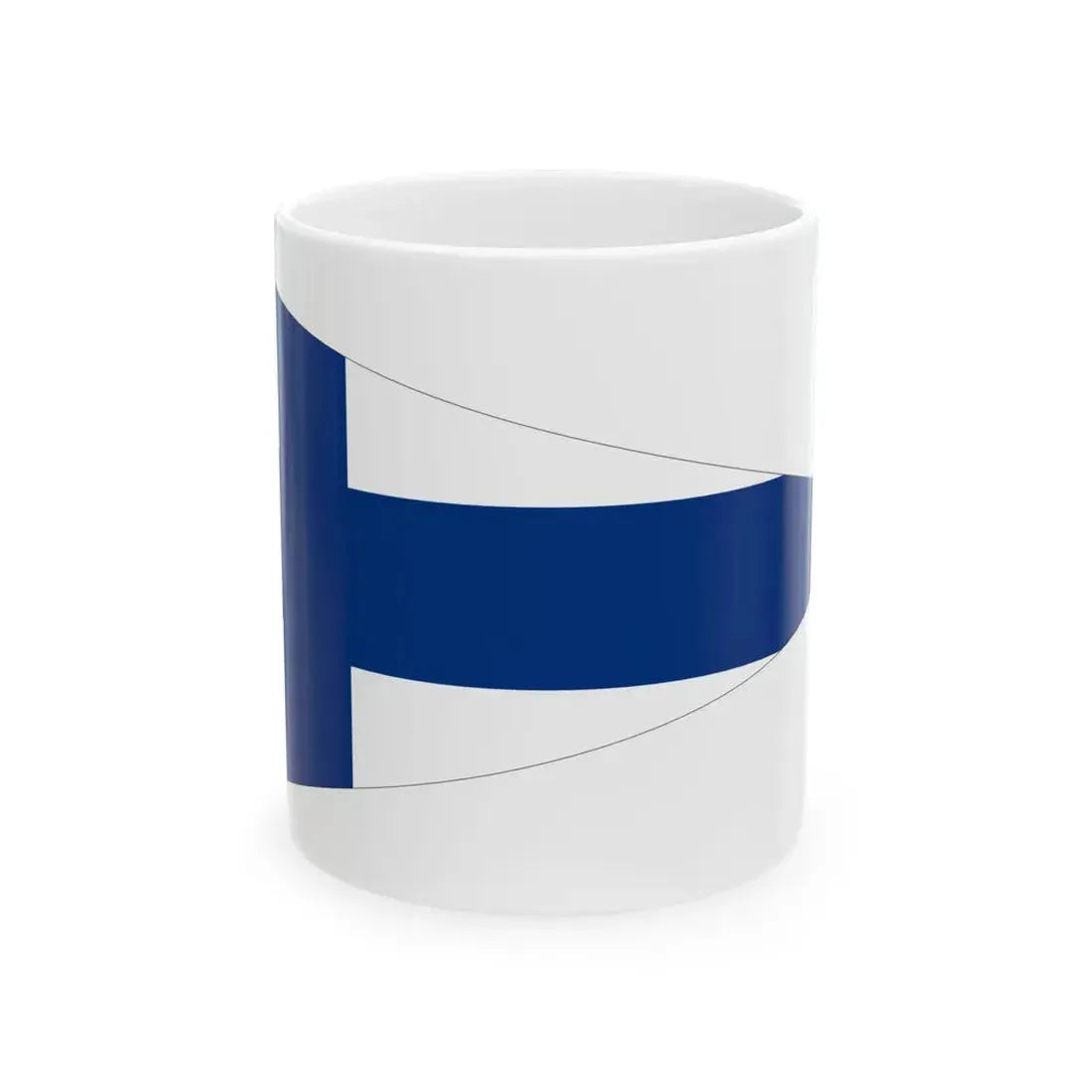 Pennant of a Senior Officer Finland (Finland) White Coffee Mug 11oz - Go Mug Yourself