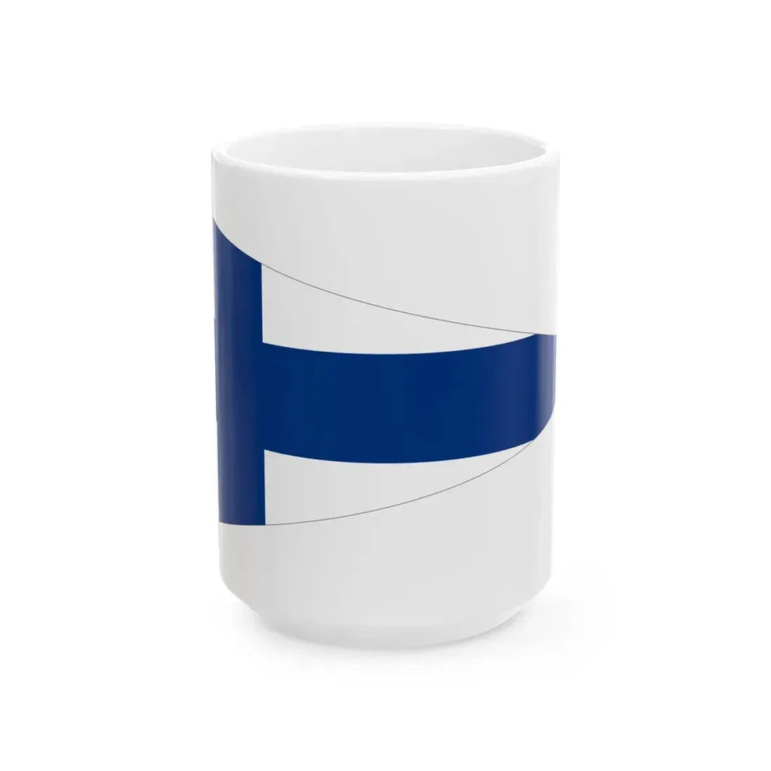 Pennant of a Senior Officer Finland (Finland) White Coffee Mug 15oz - Go Mug Yourself