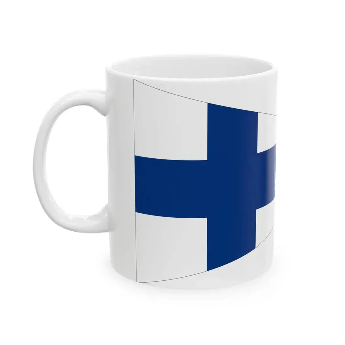 Pennant of a Senior Officer Finland (Finland) White Coffee Mug - Go Mug Yourself