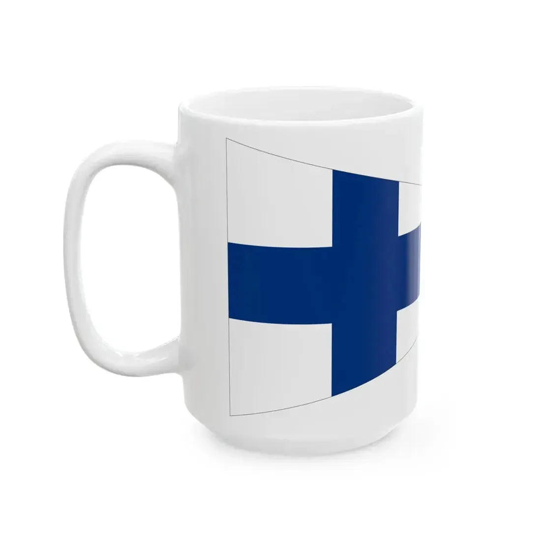 Pennant of a Senior Officer Finland (Finland) White Coffee Mug - Go Mug Yourself