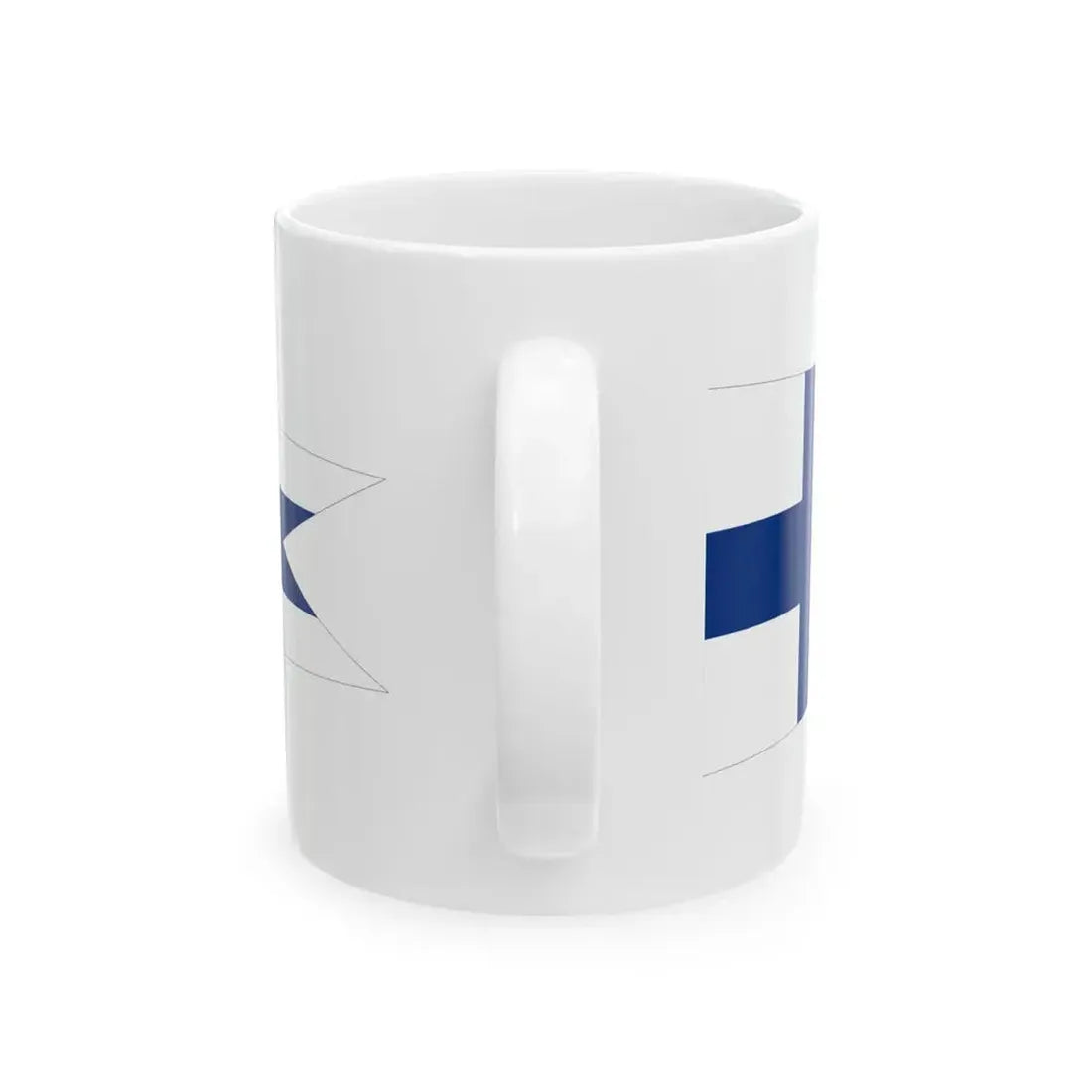 Pennant of Commander of Flotilla Finland (Finland) White Coffee Mug - Go Mug Yourself