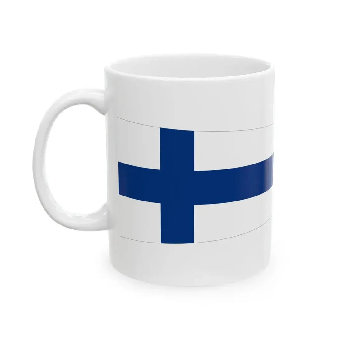 Pennant of Commander of Flotilla Finland (Finland) White Coffee Mug - Go Mug Yourself