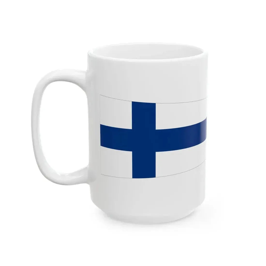 Pennant of Commander of Flotilla Finland (Finland) White Coffee Mug - Go Mug Yourself