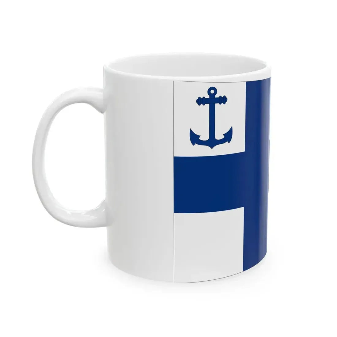 Pennant of Commander of Naval Command Finland (Finland) White Coffee Mug - Go Mug Yourself