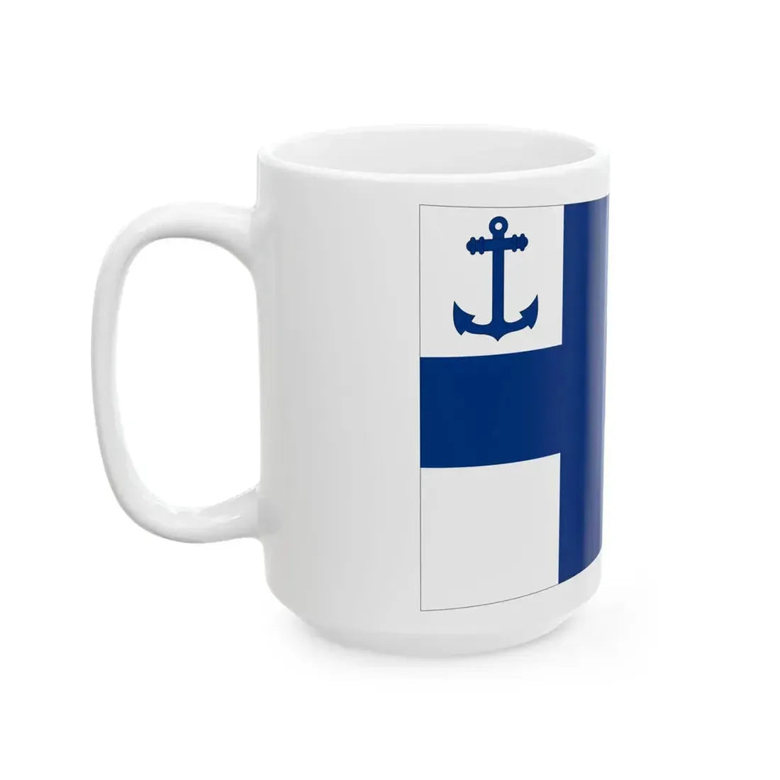 Pennant of Commander of Naval Command Finland (Finland) White Coffee Mug - Go Mug Yourself
