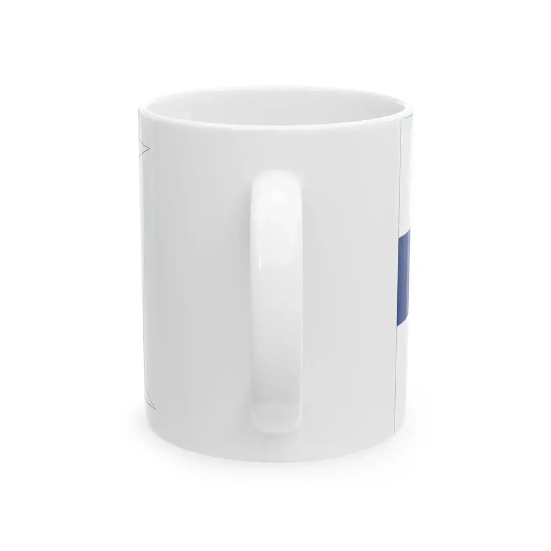 Pennant of Commander of Naval Squadron Finland (Finland) White Coffee Mug - Go Mug Yourself