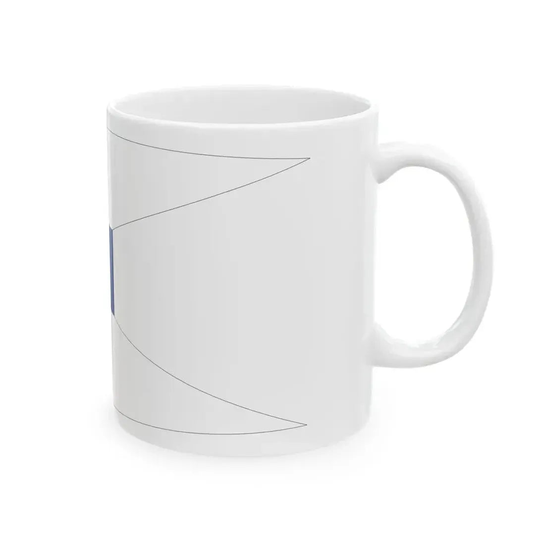 Pennant of Commander of Naval Squadron Finland (Finland) White Coffee Mug - Go Mug Yourself