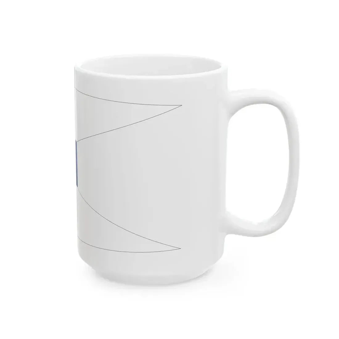 Pennant of Commander of Naval Squadron Finland (Finland) White Coffee Mug - Go Mug Yourself