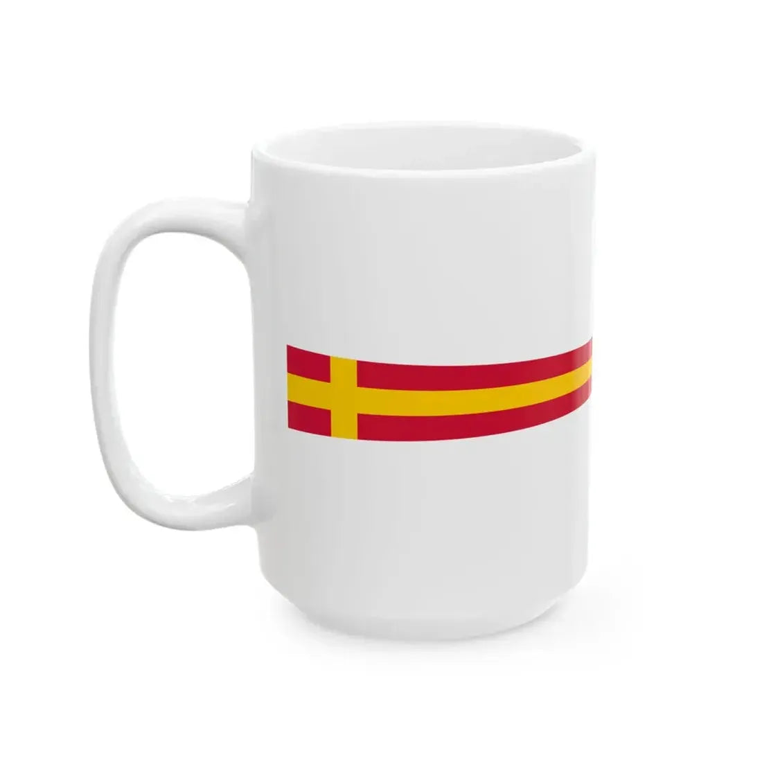 Pennant of Finland Swedish-speaking (Finland) White Coffee Mug - Go Mug Yourself