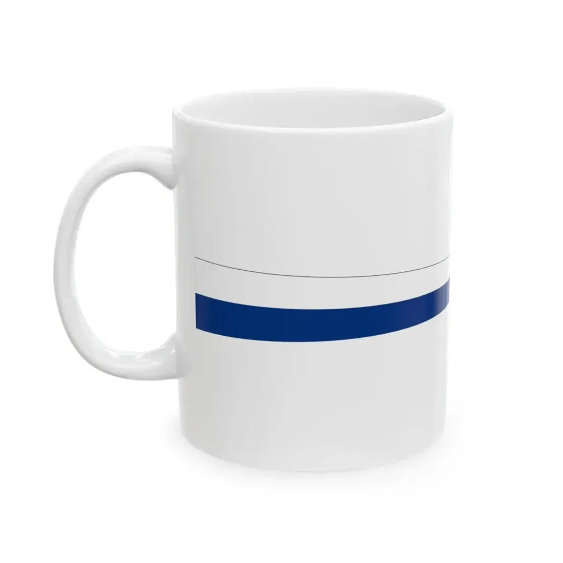 Pennant of historical province of Ostrobothnia (Finland) White Coffee Mug - Go Mug Yourself