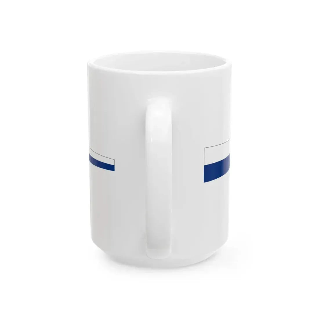 Pennant of historical province of Ostrobothnia (Finland) White Coffee Mug - Go Mug Yourself