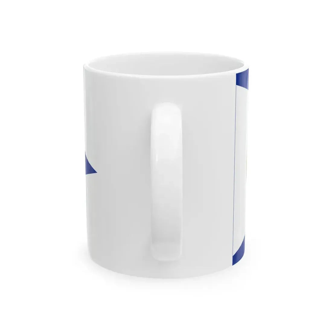 Pennant of shipping control East Germany (Germany) White Coffee Mug - Go Mug Yourself
