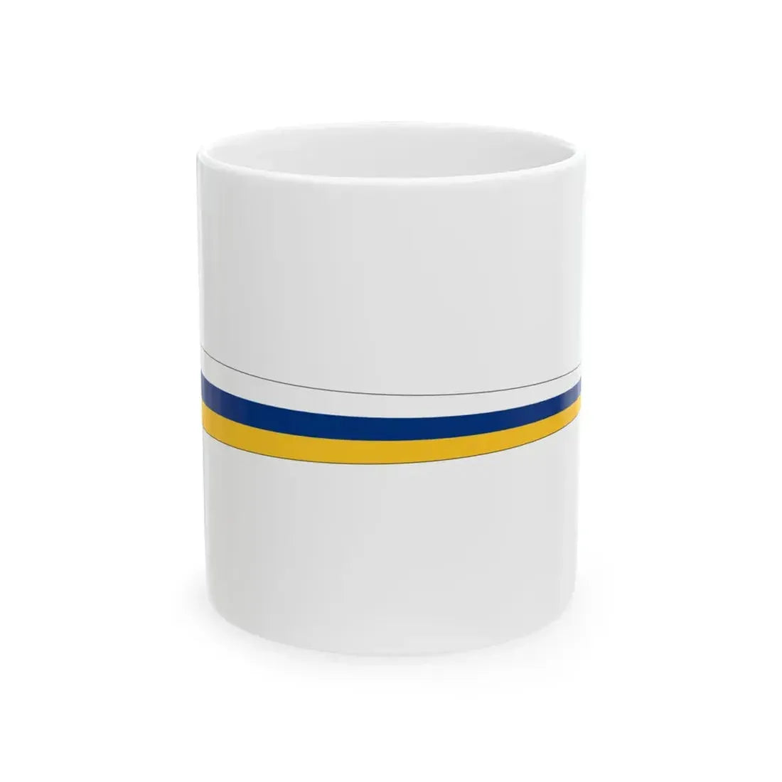 Pennant of Swedish-speaking Uusimaa (Finland) White Coffee Mug 11oz - Go Mug Yourself