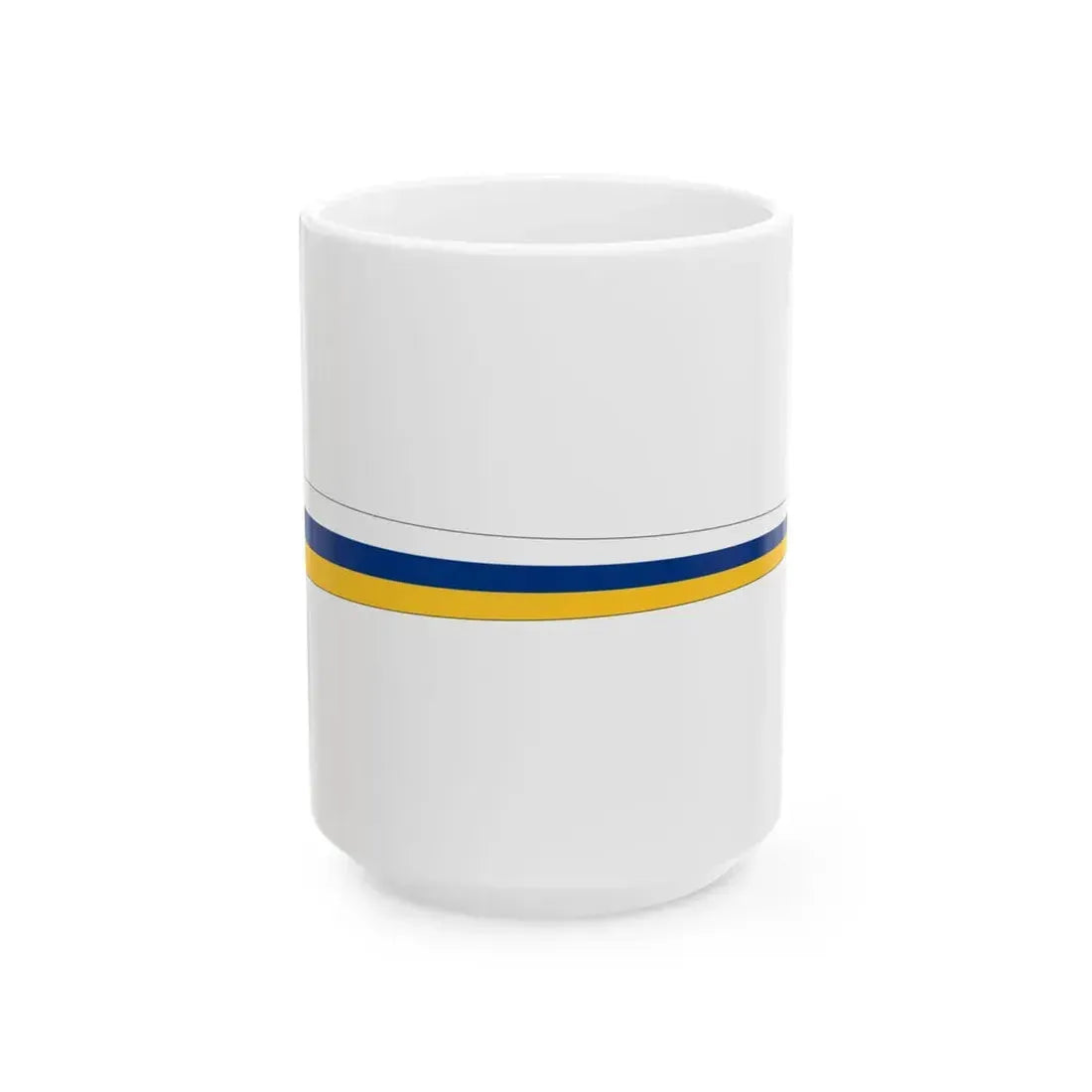Pennant of Swedish-speaking Uusimaa (Finland) White Coffee Mug 15oz - Go Mug Yourself