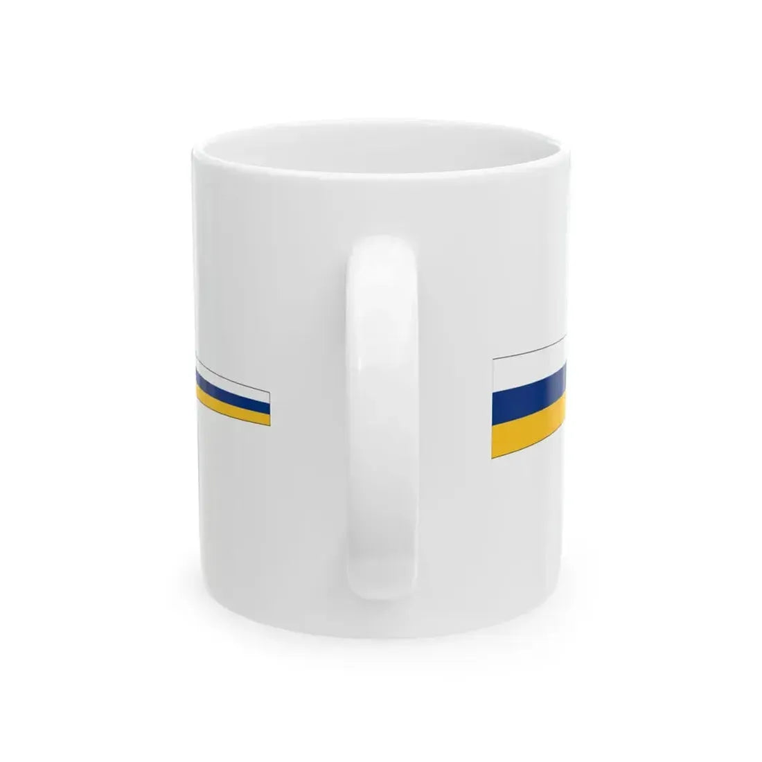 Pennant of Swedish-speaking Uusimaa (Finland) White Coffee Mug - Go Mug Yourself