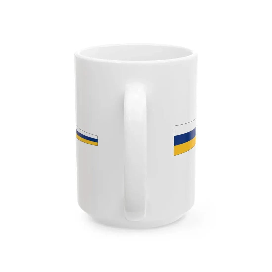 Pennant of Swedish-speaking Uusimaa (Finland) White Coffee Mug - Go Mug Yourself