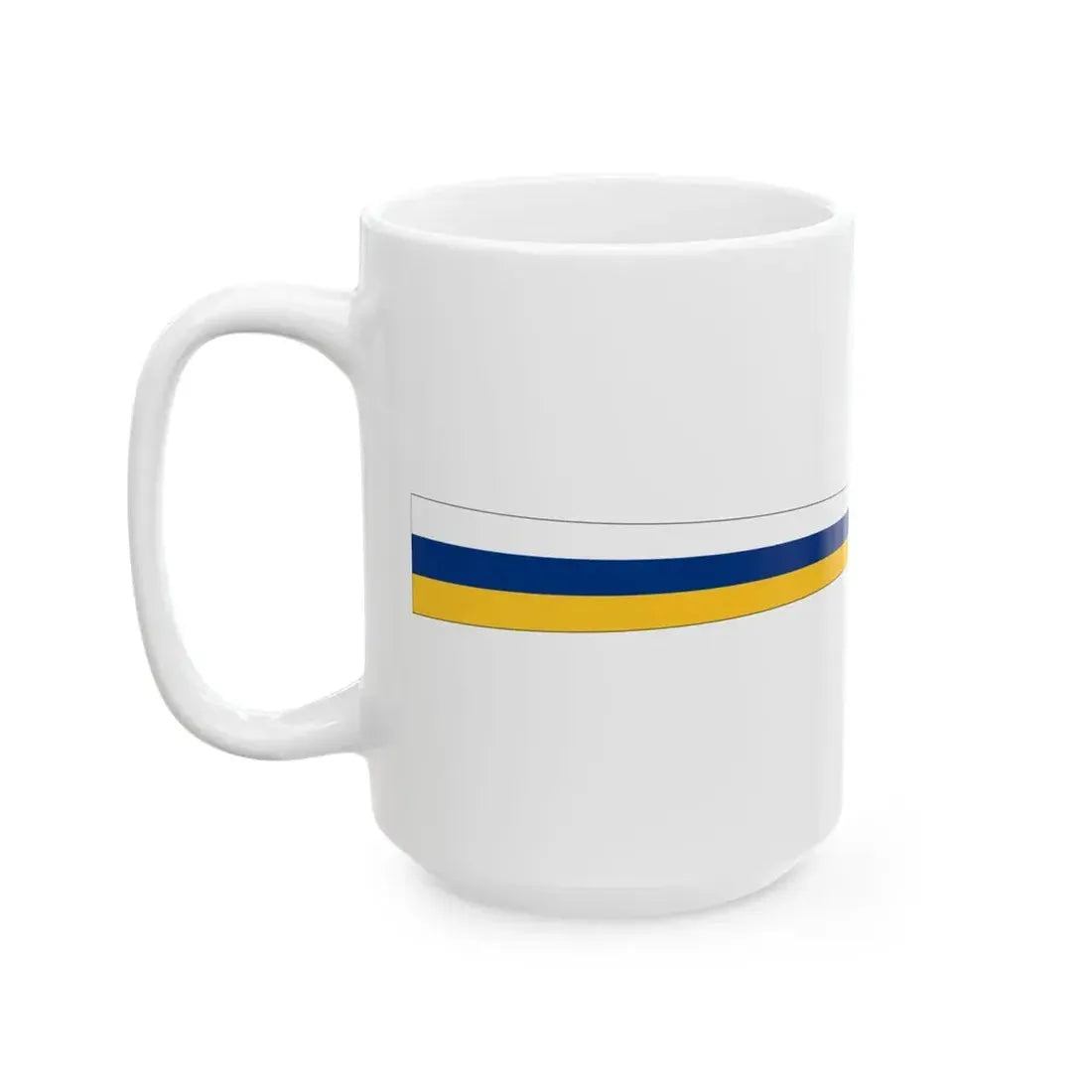 Pennant of Swedish-speaking Uusimaa (Finland) White Coffee Mug - Go Mug Yourself