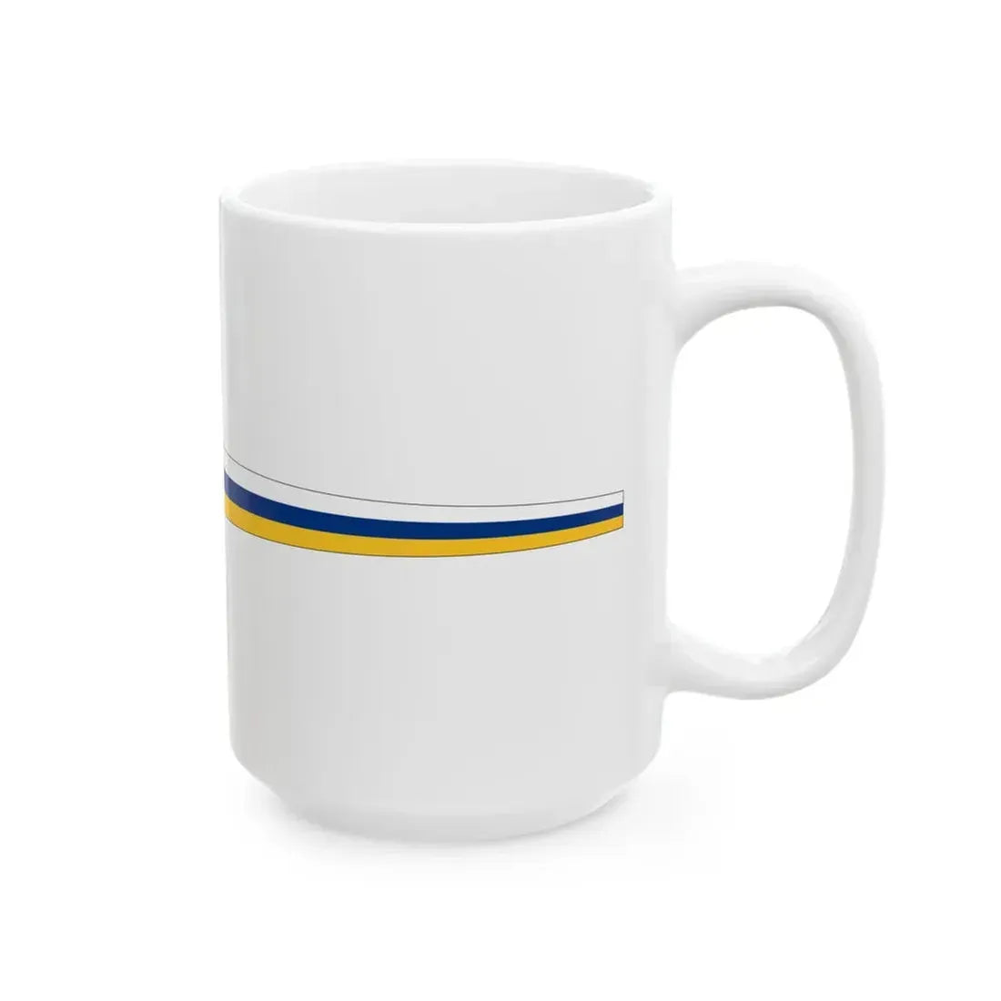 Pennant of Swedish-speaking Uusimaa (Finland) White Coffee Mug - Go Mug Yourself