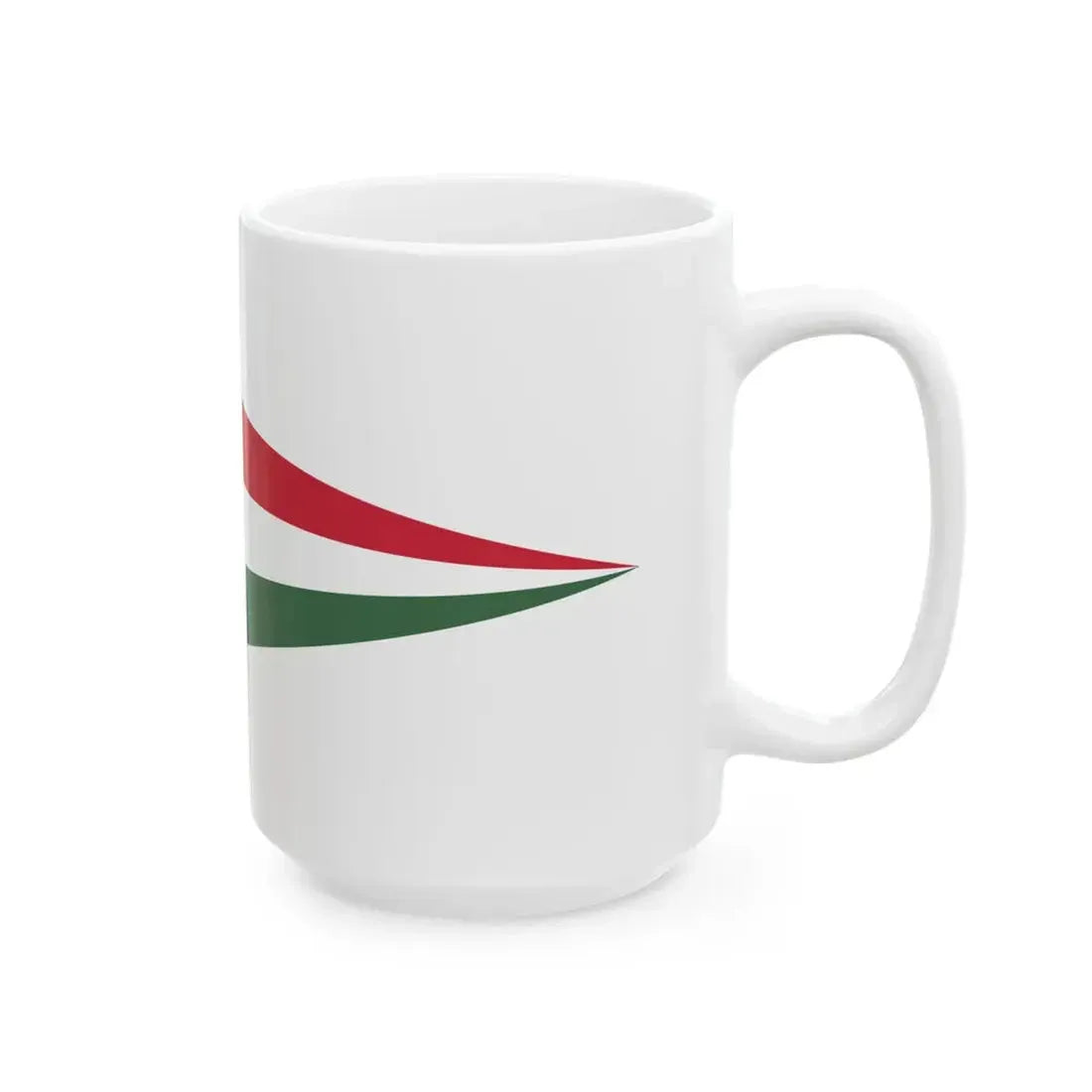 Pennant of the Levente Headquarters of Miklosvar District (Hungary) White Coffee Mug - Go Mug Yourself