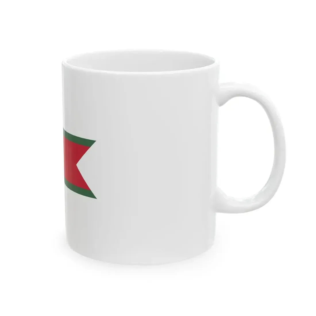 Pennant of the Rear Commodore of the Imperial and Royal Yacht Squadron Transleithania (Hungary) White Coffee Mug - Go Mug Yourself