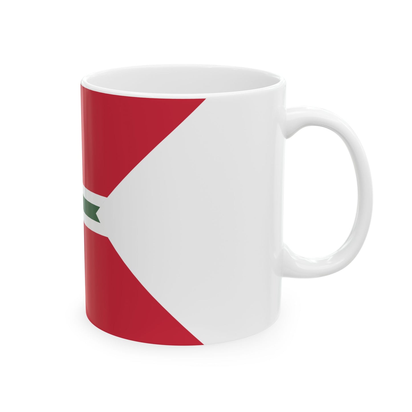 Pennant of the Vice Commodore of Balaton-Furedi Yacht Club 1867 (Hungary) White Coffee Mug-Go Mug Yourself