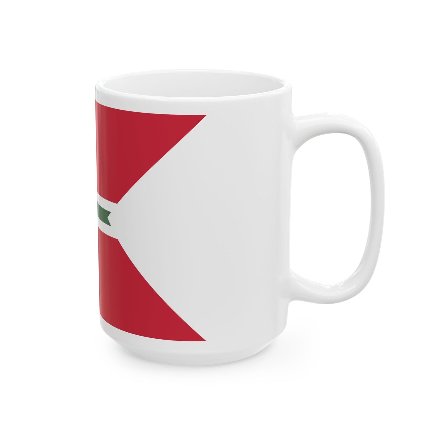 Pennant of the Vice Commodore of Balaton-Furedi Yacht Club 1867 (Hungary) White Coffee Mug-Go Mug Yourself