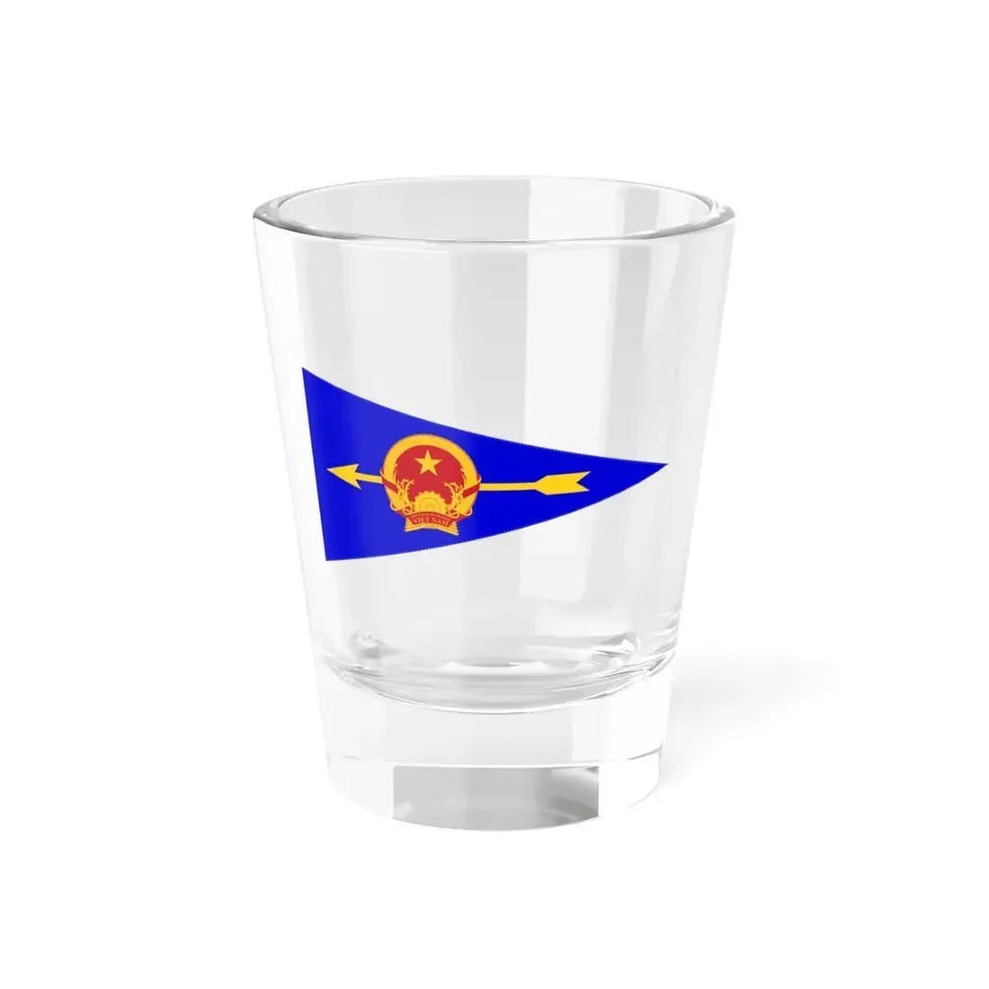Pennant of Vietnamese Coast Guard (Vietnam) Shot Glass 1.5oz 1.5oz - Go Mug Yourself