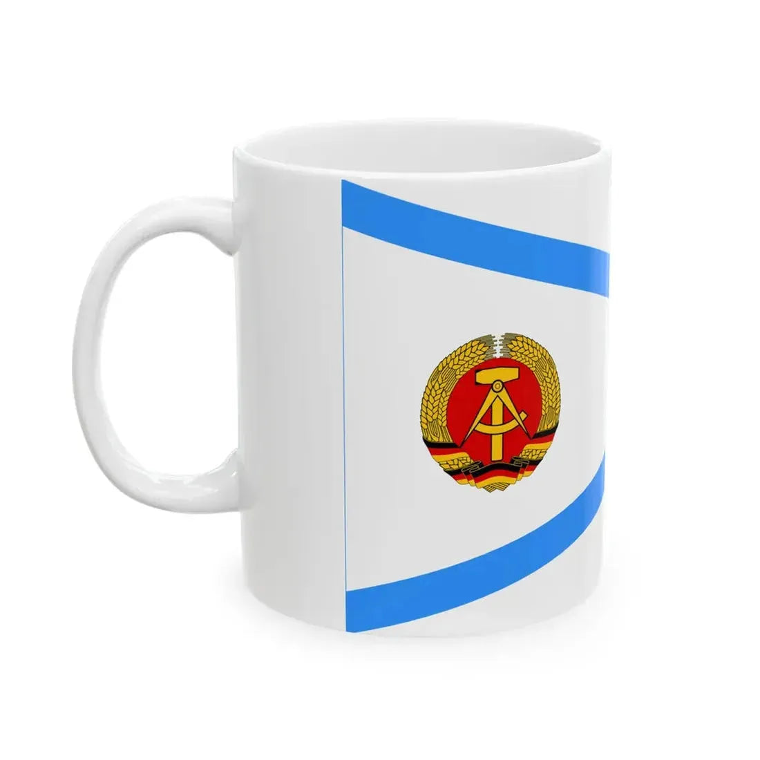 Pennant of water management East Germany (Germany) White Coffee Mug - Go Mug Yourself
