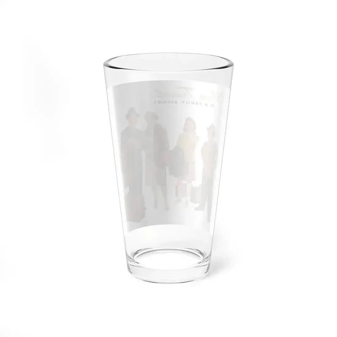 Pennsylvania Railroad advt, Holiday magazine, March 1946 (Magazine Illustration) Pint Glass 16oz - Go Mug Yourself