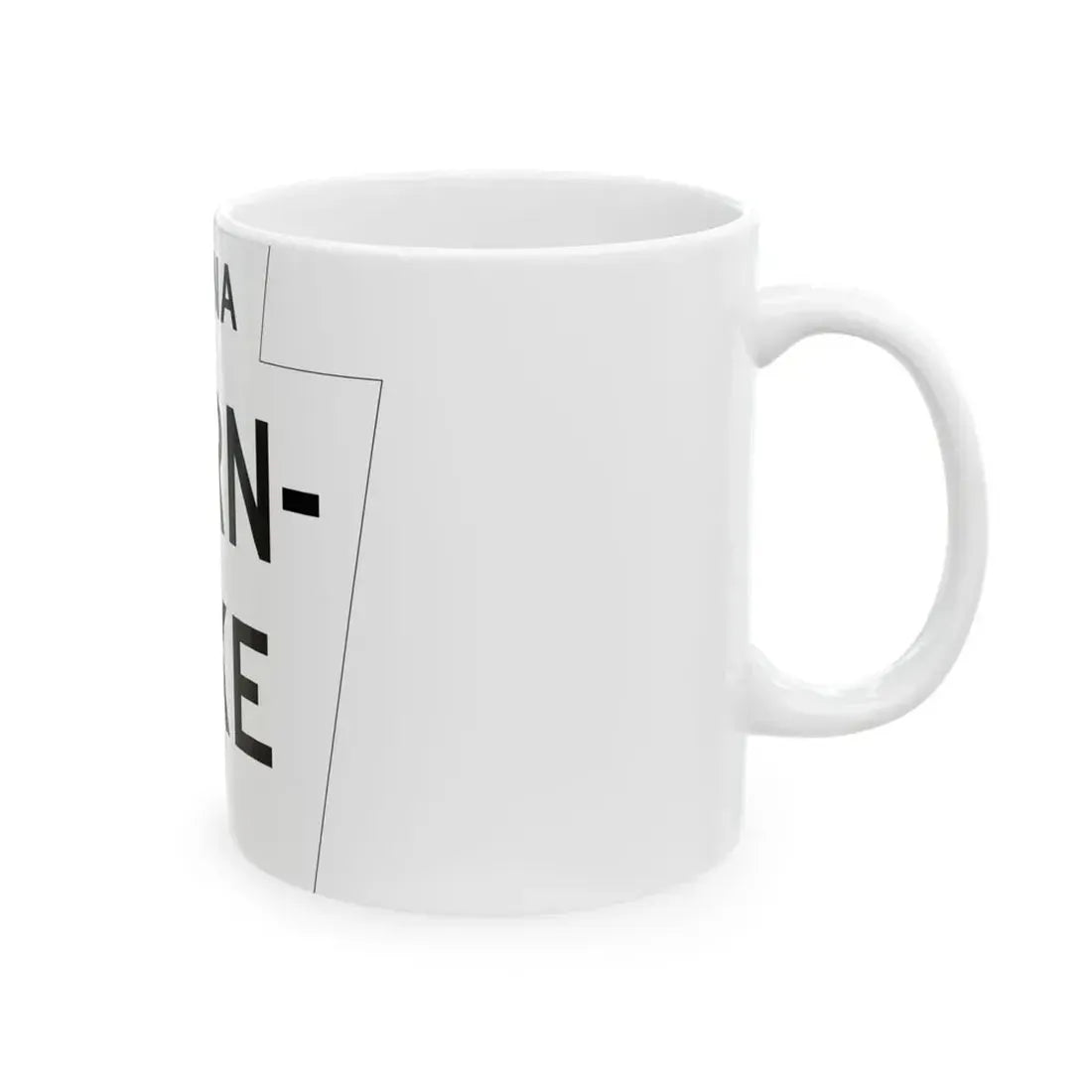 Pennsylvania Turnpike logo white (Pennsylvania) (Road Sign) White Coffee Mug - Go Mug Yourself